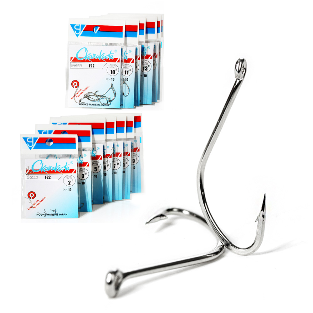 Fishing Hook Barbless - Ckamakastu-anzuelos de pesca F22, anzuelos de