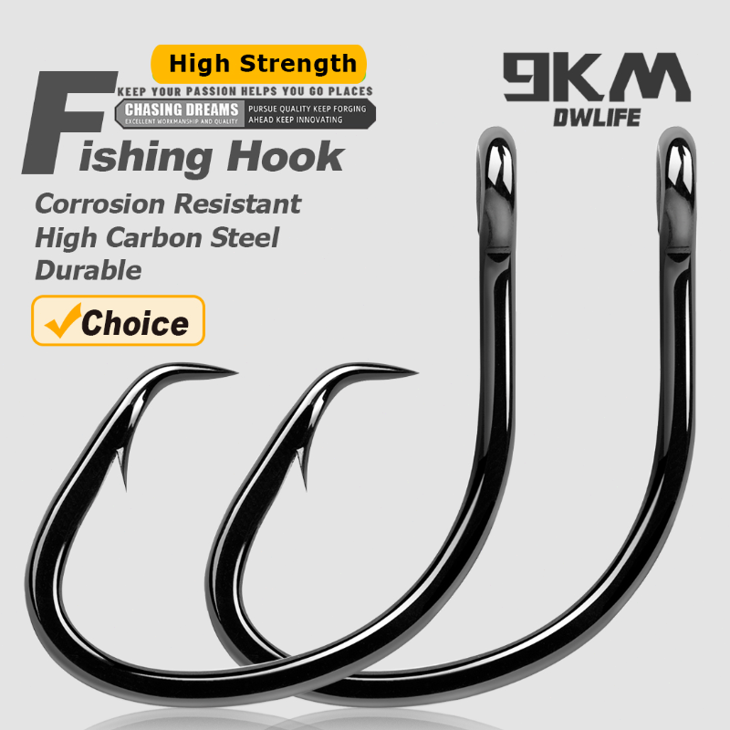 Fishing Hook Barbless - Anzuelos circulares de 9KM, 25 ~