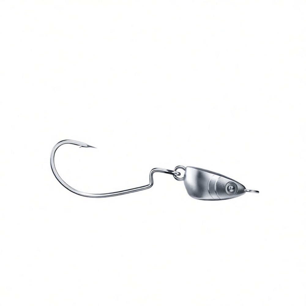 Fishing Hook Weedless - Anzuelos de cabeza plomada con diseño
