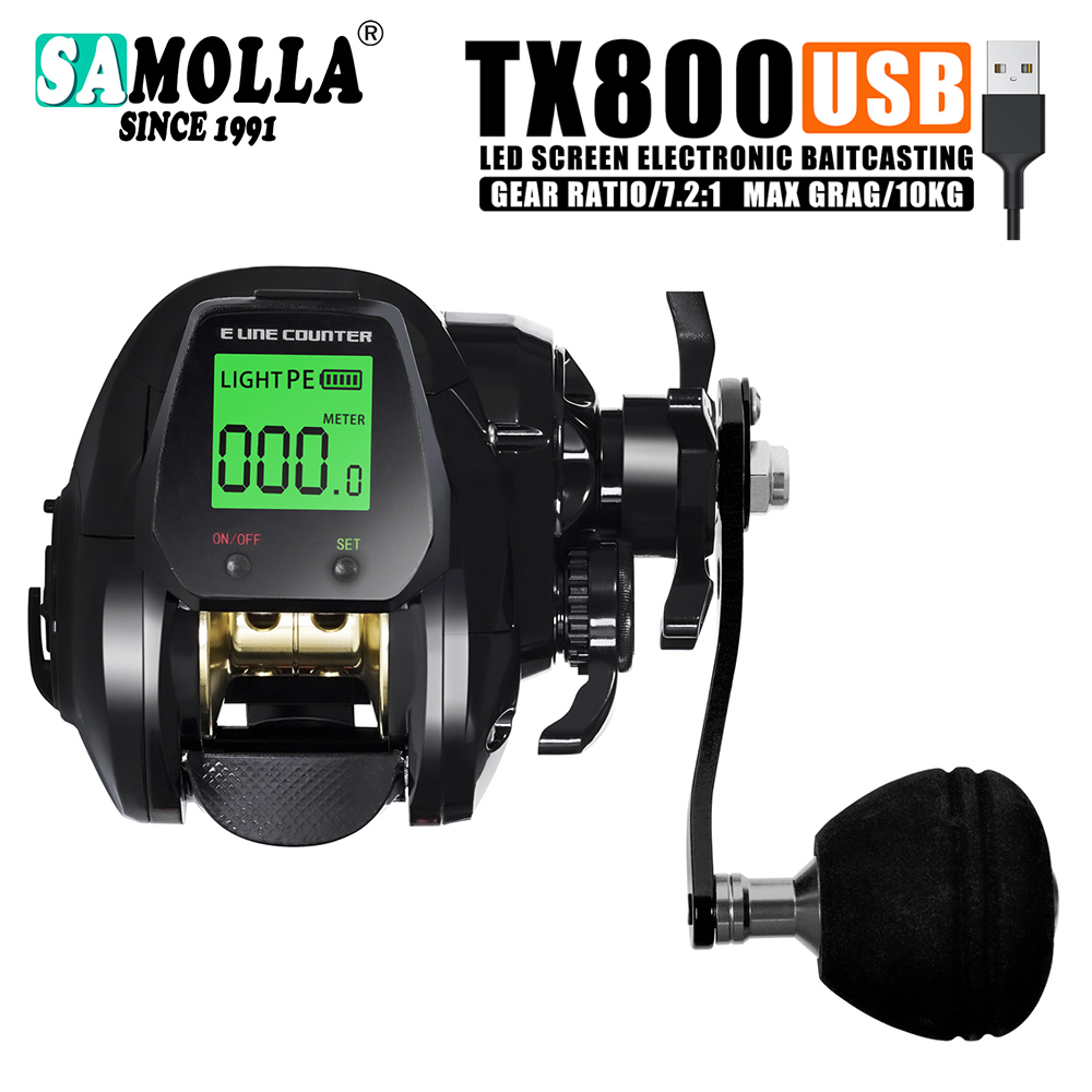 Shimano Reel Stradic - Carrete de pesca SAMOLLA Baitcasting, pantalla