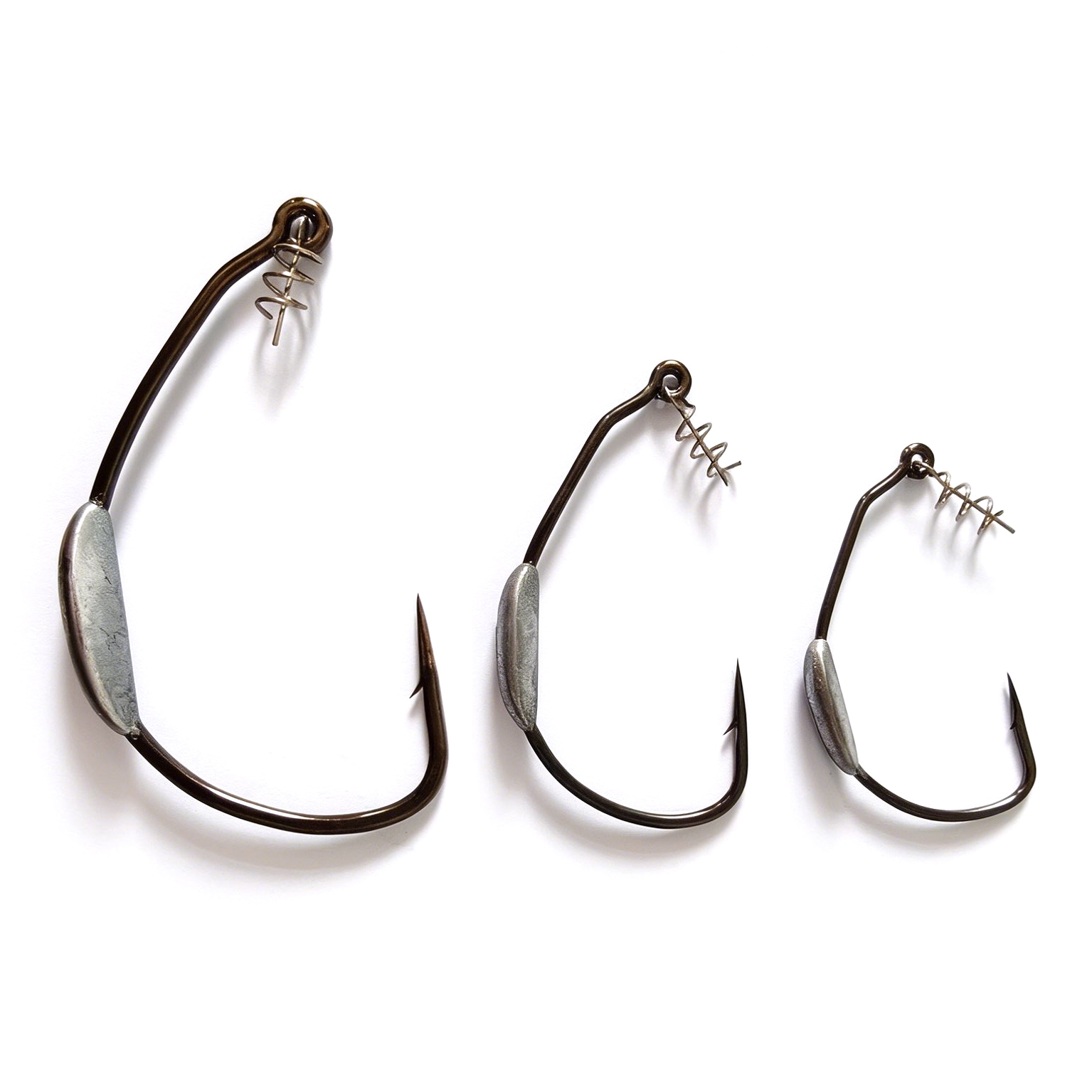 Fishing Hook Weedless - LUREGO 5PCS Anzuelos Raptor con peso