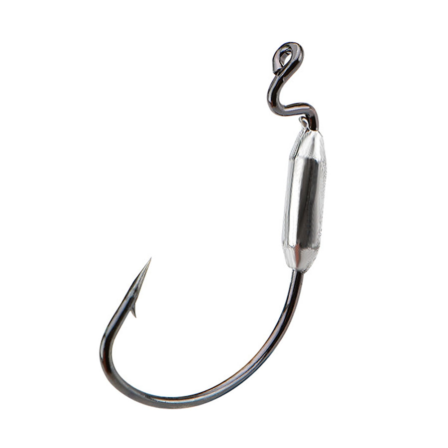 Señuelo de gusano blando de 5  - Fishing Hook Offset reseña y precio