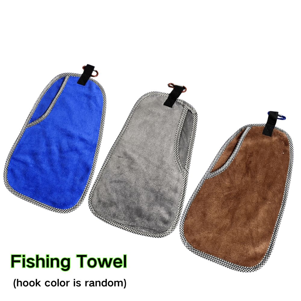 Toalla de Pesca con Gancho, Di - Fishing Hook Size reseña y precio