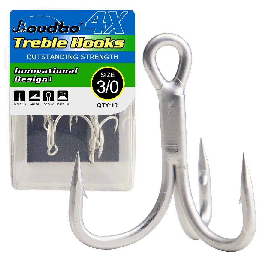 Anzuelos triples de pesca de a - Fishing Hook Offset reseña y precio