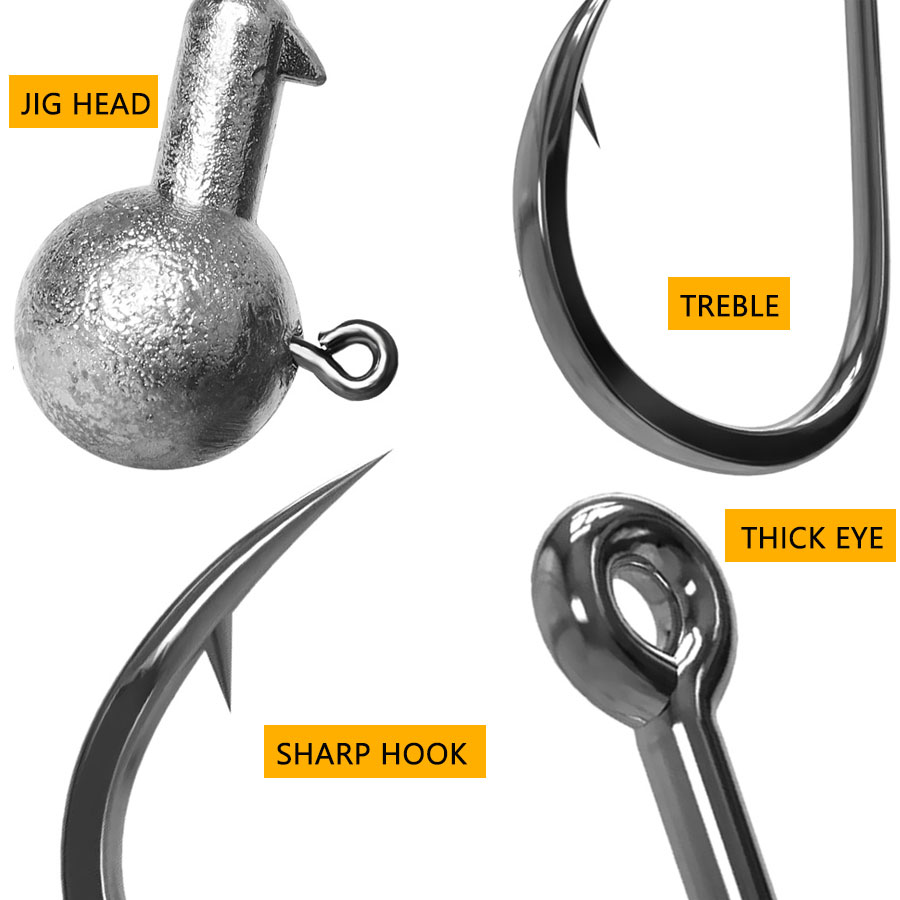 1g 2g 3g 4g 5g 10g 20g 22g 25g - Fishing Hook Assortment reseña y precio