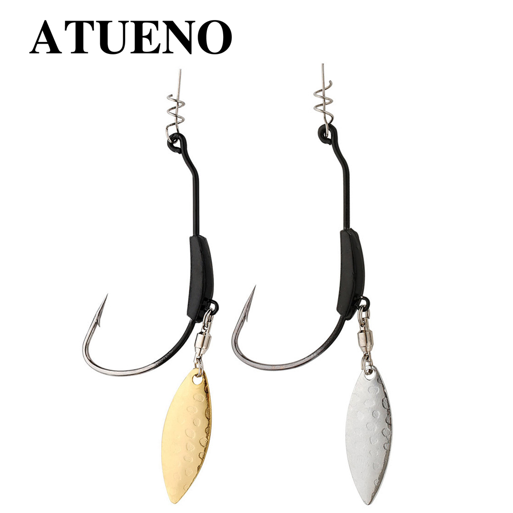 ATUENO-anzuelos de pesca Offse - Fishing Hook Offset reseña y precio