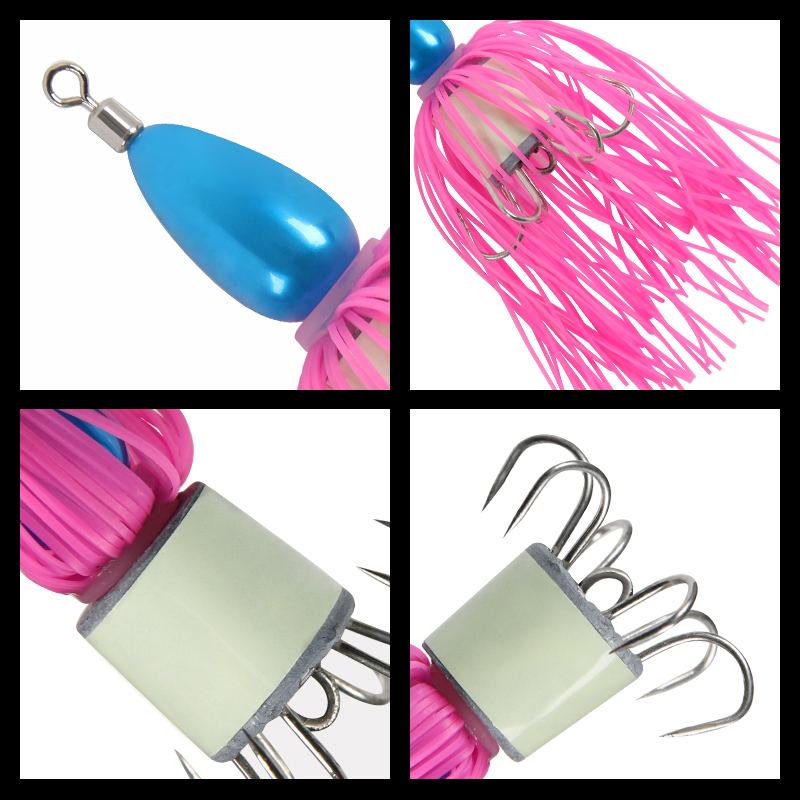 Anzuelos de pesca con cabeza d - Fishing Hook Weedless reseña y precio