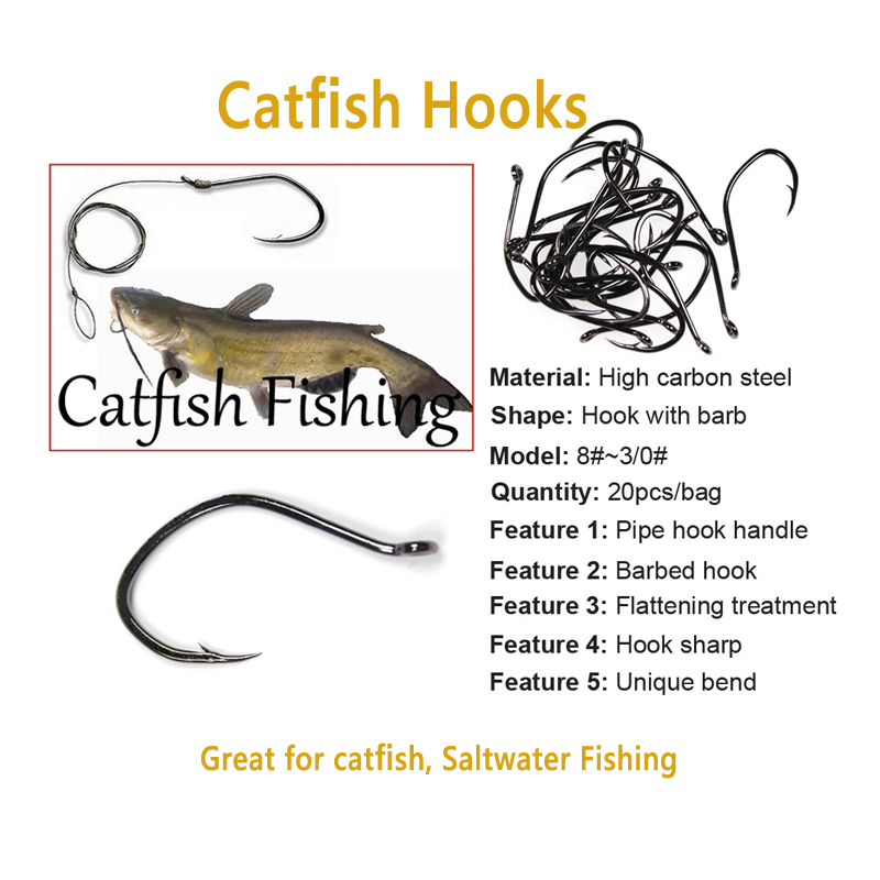 Wifreo 20 piezas anzuelo de ba - Fishing Hook Assortment reseña y precio