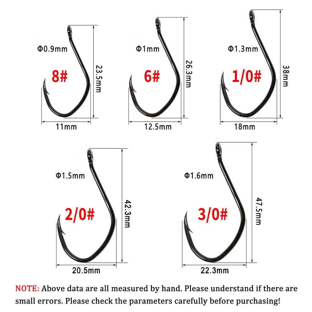 Wifreo 20 piezas anzuelo de ba - Fishing Hook Assortment reseña y precio