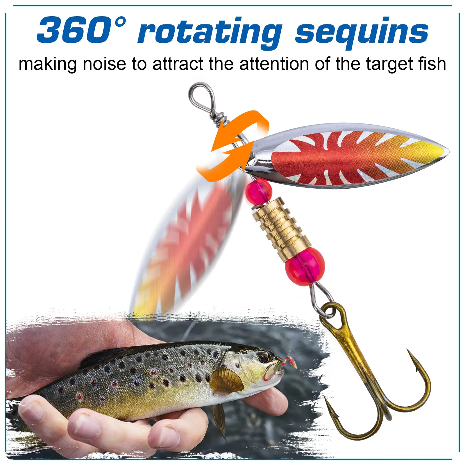 Goture - Caja de 16 señuelos g - Fishing Hook Size reseña y precio