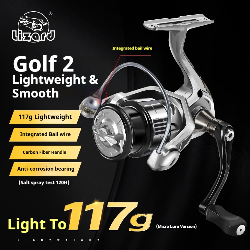 Carrete de Pesca Lizard Golf 2 - Abu Garcia Reel Max reseña y precio
