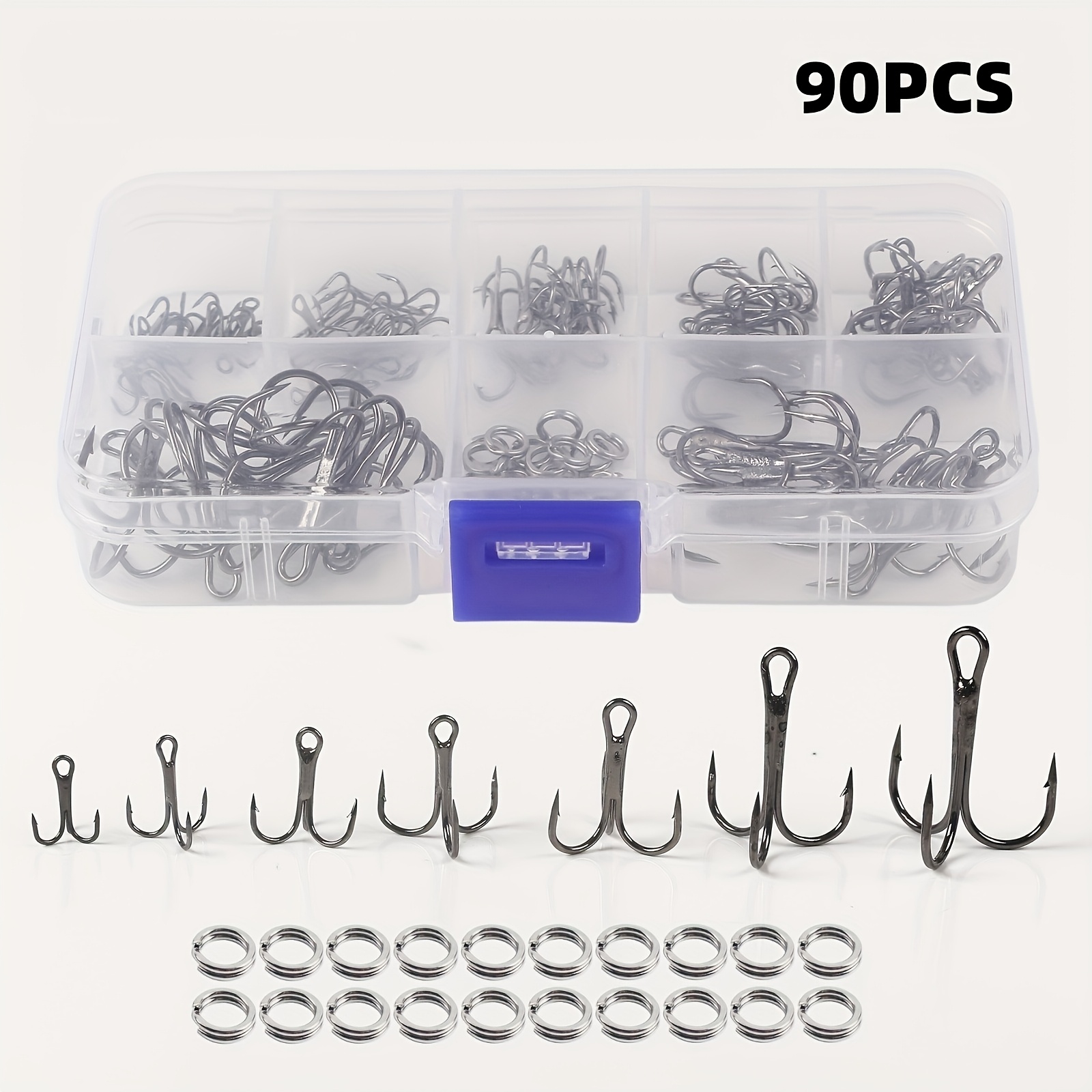 Kit de 90 piezas de señuelos c - Fishing Hook Assortment reseña y precio