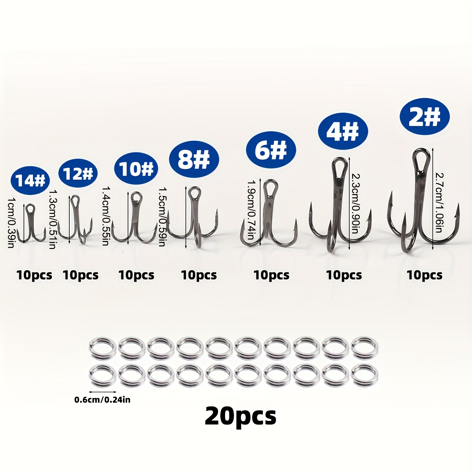 Kit de 90 piezas de señuelos c - Fishing Hook Assortment reseña y precio