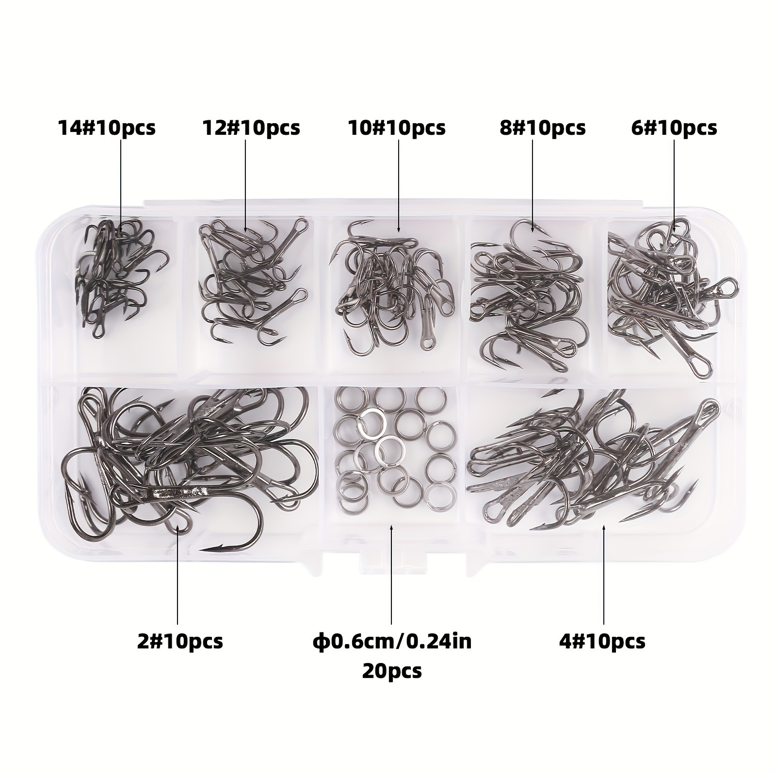 Kit de 90 piezas de señuelos c - Fishing Hook Assortment reseña y precio